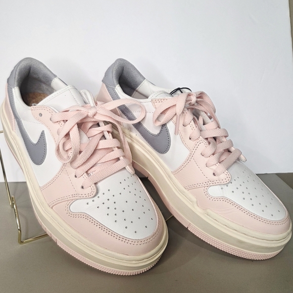 Nike Pink and White Retro Sneakers New - Picture 7 of 12